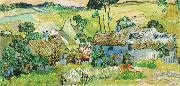 Vincent Van Gogh Farms near Auvers Spain oil painting artist